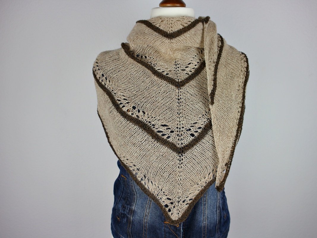 Strickanleitung Dreieckstuch "Nature" - Bild 8