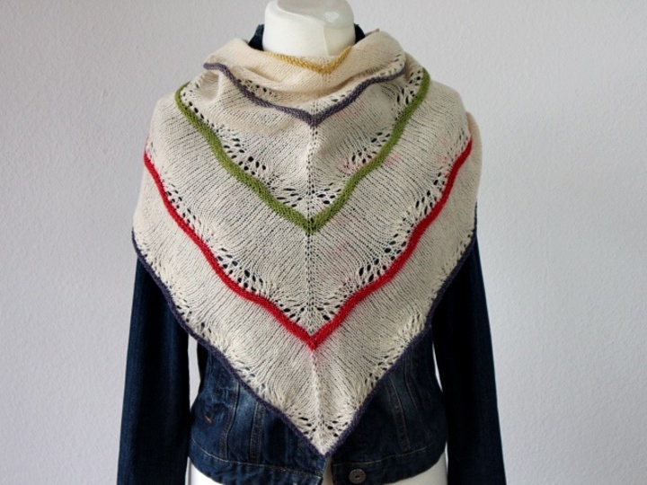 Strickanleitung Dreieckstuch "Nature"