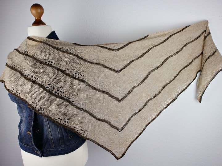 Strickanleitung Dreieckstuch "Nature"