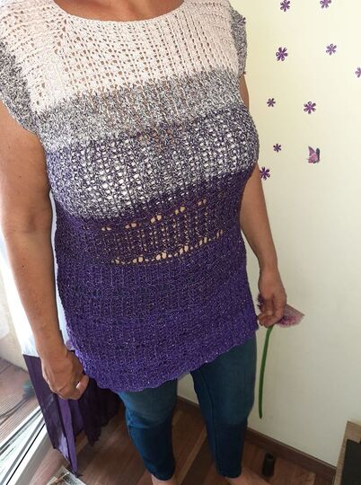 Häkelshirt/Tunika Dani