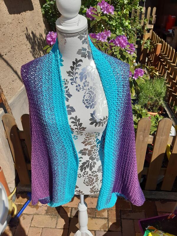 Anleitung Seelenwärmer "up and down" häkeln