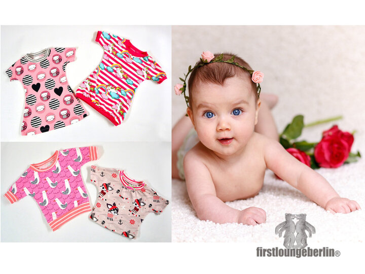 EASY KIDS TEE Kinder Shirt Unisex T-Shirt Top Jerseytop Baby E-Book Schnittmuster & Nähanleitung - DIY Design von firstloungeberlin