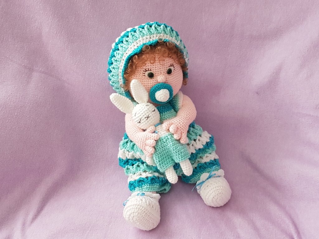 Puppenkleidung Sommerstrampler Baby Loui