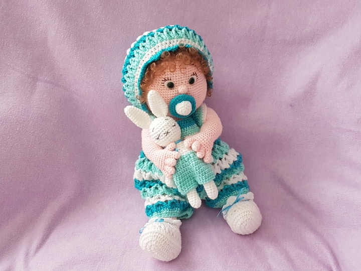 Puppenkleidung Sommerstrampler Baby Loui