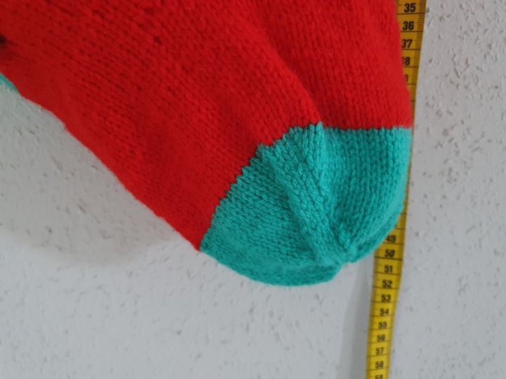 Strickanleitung Riesen Nikolausstrumpf 50 cm lang!