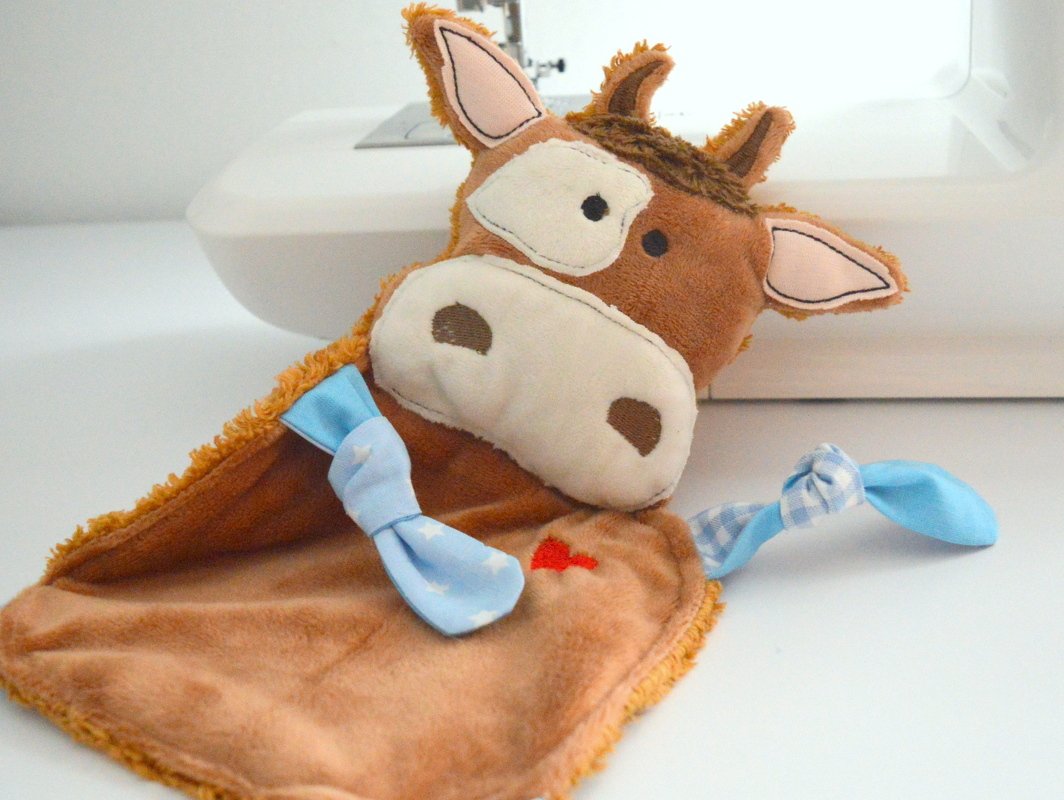 ITH Kuh Annelisa Schmusetuch Stickdatei