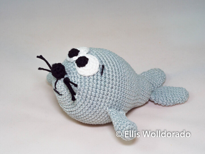 Robbe Sören, Amigurumi, Häkelanleitung