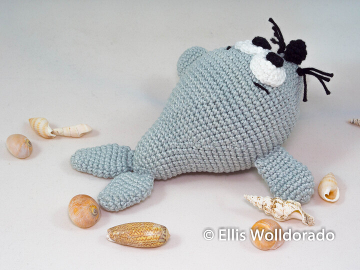 Robbe Sören, Amigurumi, Häkelanleitung