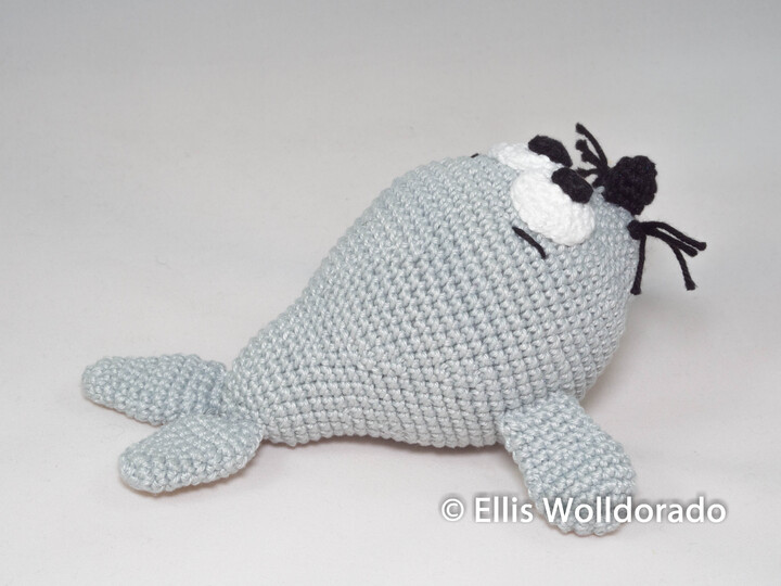 Robbe Sören, Amigurumi, Häkelanleitung