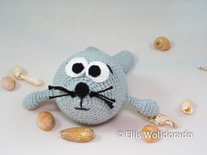 Robbe Sören, Amigurumi, Häkelanleitung