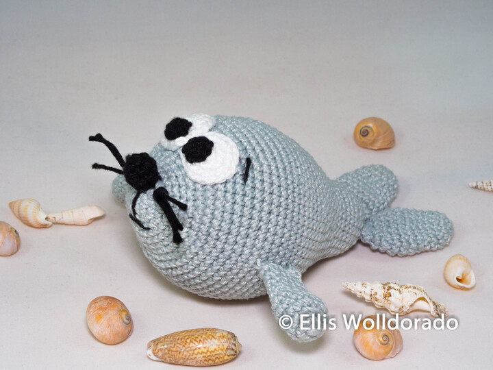 Robbe Sören, Amigurumi, Häkelanleitung