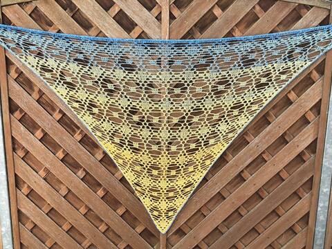 Häkelanleitung Dreieckstuch "Himmelsmosaik"