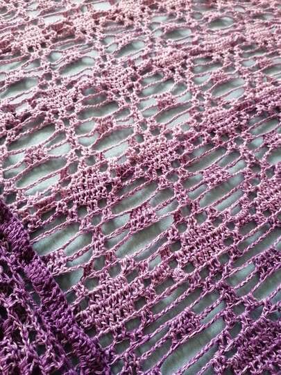 Häkelanleitung Dreieckstuch "Himmelsmosaik"