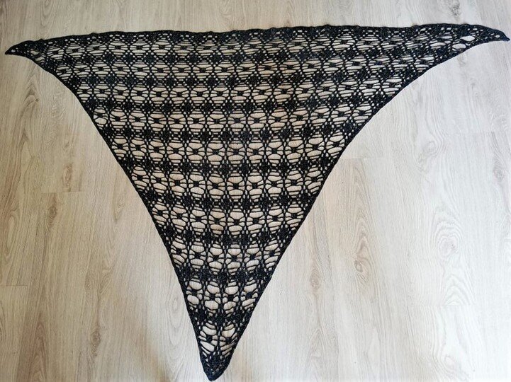 Häkelanleitung Dreieckstuch "Himmelsmosaik"