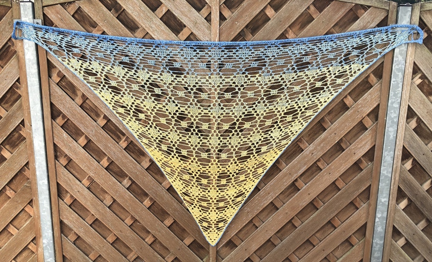 Häkelanleitung Dreieckstuch "Himmelsmosaik"