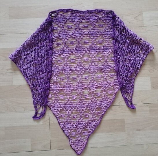 Häkelanleitung Dreieckstuch "Himmelsmosaik"