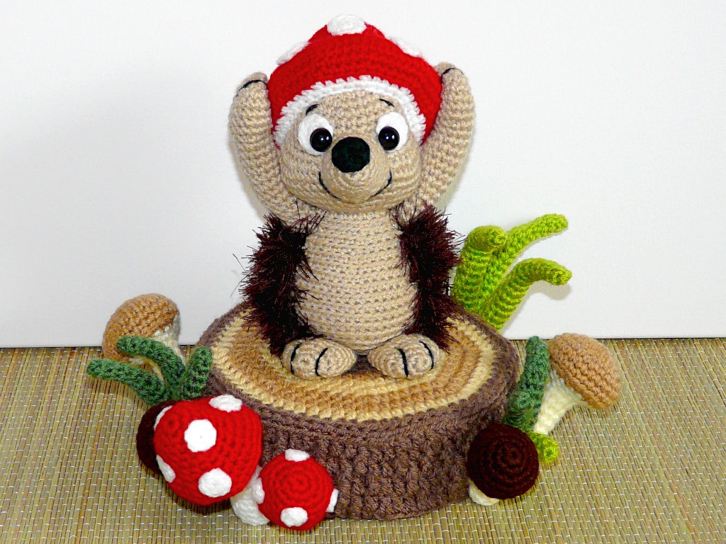 Häkelanleitung Günther der Wald - Igel