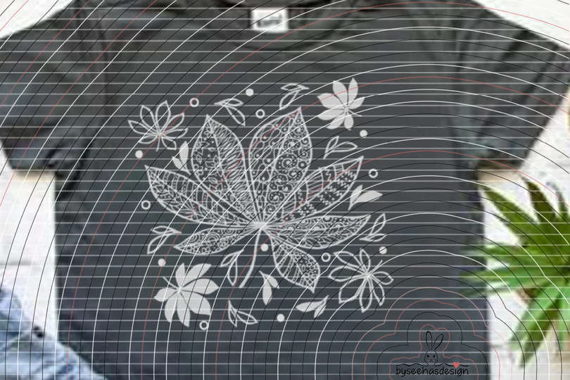Herbst Blätter Plotterdatei SVG DXF