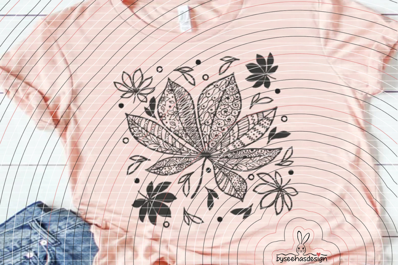 Herbst Blätter Plotterdatei SVG DXF