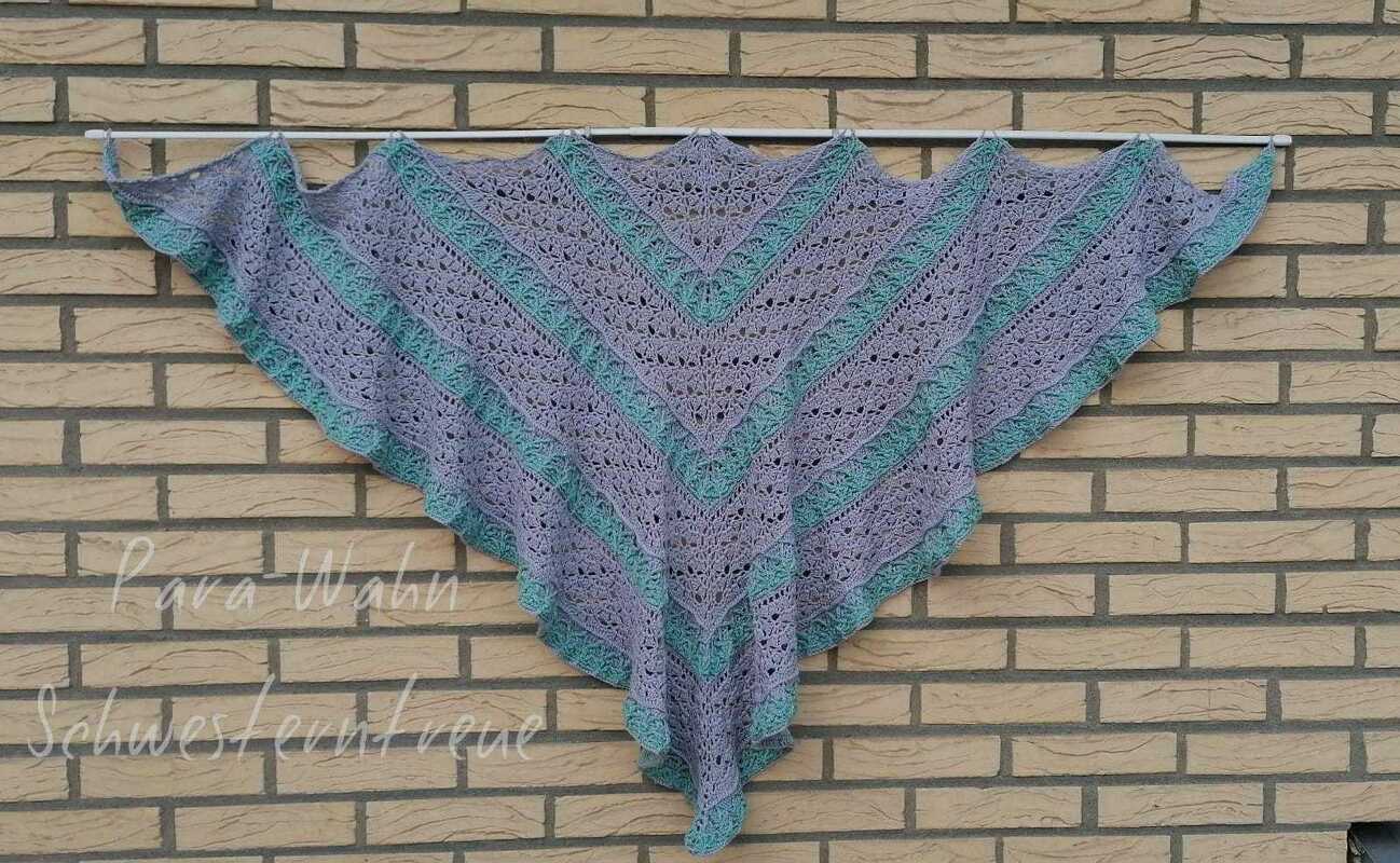 Anleitung Dreieckstuch - Schwesterntreue - Bild 3