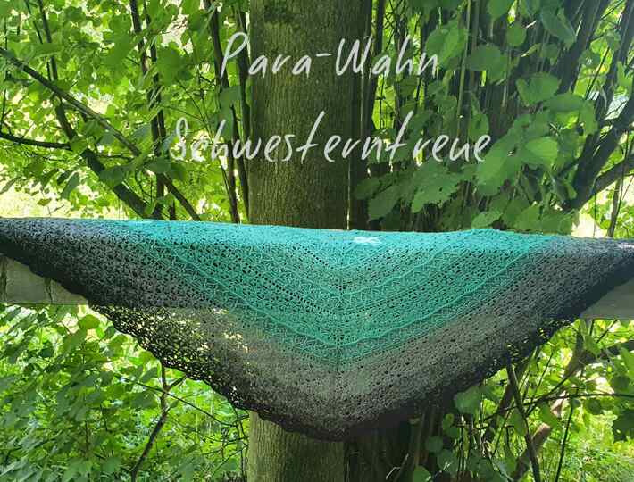 Anleitung Dreieckstuch - Schwesterntreue