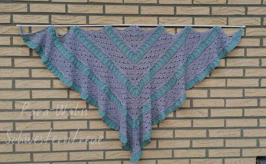 Anleitung Dreieckstuch - Schwesterntreue