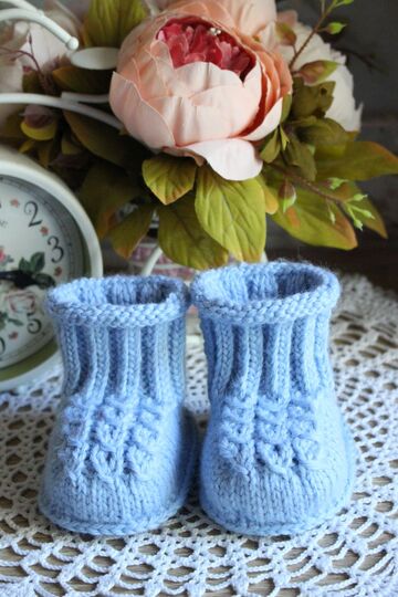 Strickanleitung für Babyschuhe