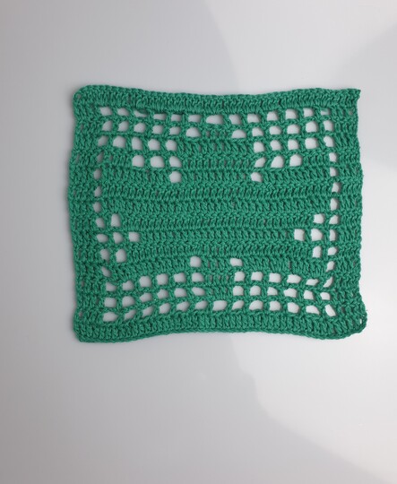 Pattern Marple Leaf Filet Crochet granny Square