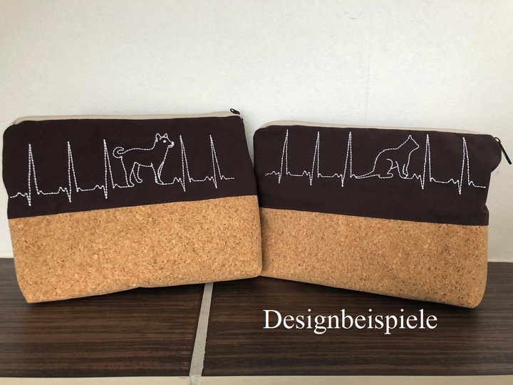 Stickdateien-Set Herzschlag Tiere für den 10x10 und 13x18 Rahmen