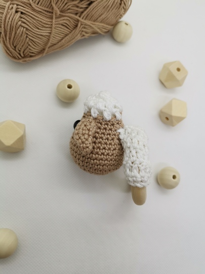 Schaf Rassel Häkelanleitung