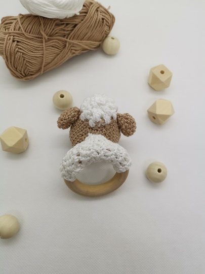 Schaf Rassel Häkelanleitung