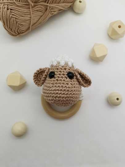 Schaf Rassel Häkelanleitung