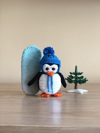 Häkelanleitung Pinguin Maurice - Winteredition
