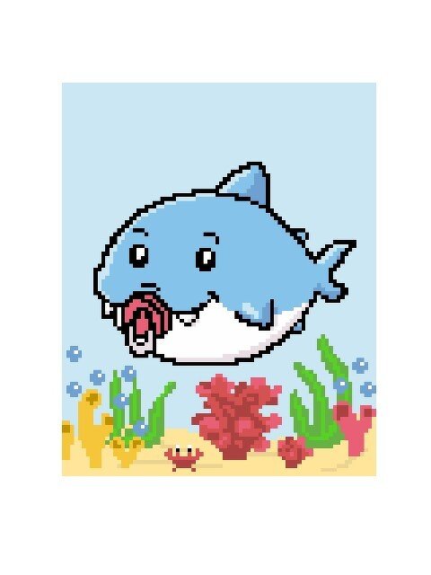 Häkelmuster *BABY Shark - BabyHAI * Grafik für FM Decke