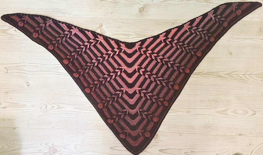 Häkelanleitung Dreieckstuch Umarmung