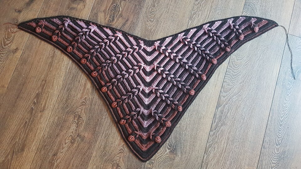 Häkelanleitung Dreieckstuch Umarmung