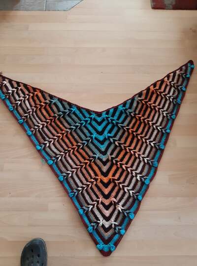 Häkelanleitung Dreieckstuch Umarmung