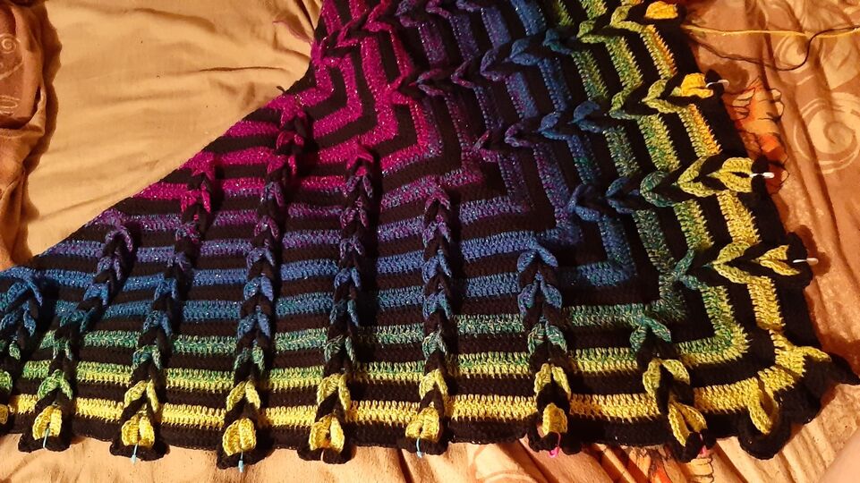 Häkelanleitung Dreieckstuch Umarmung