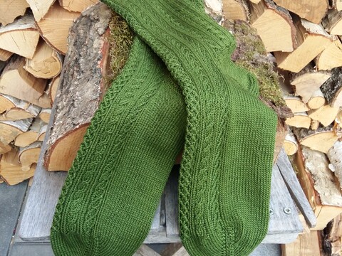 Anleitung Gestrickte Trachtensocken