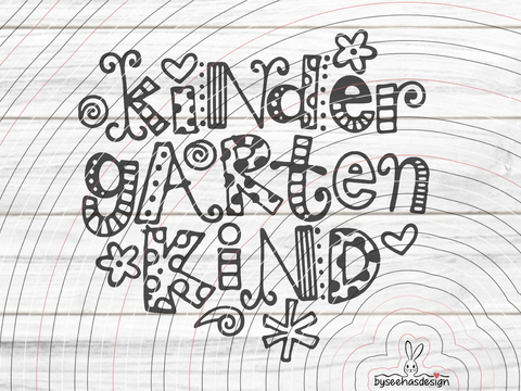 Kindergarten Kind Plotterdatei SVG DXF