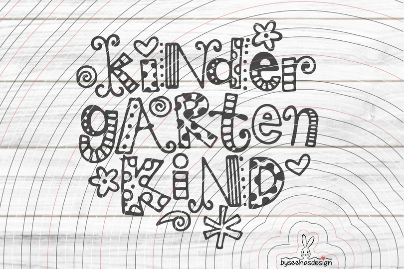 Kindergarten Kind Plotterdatei SVG DXF