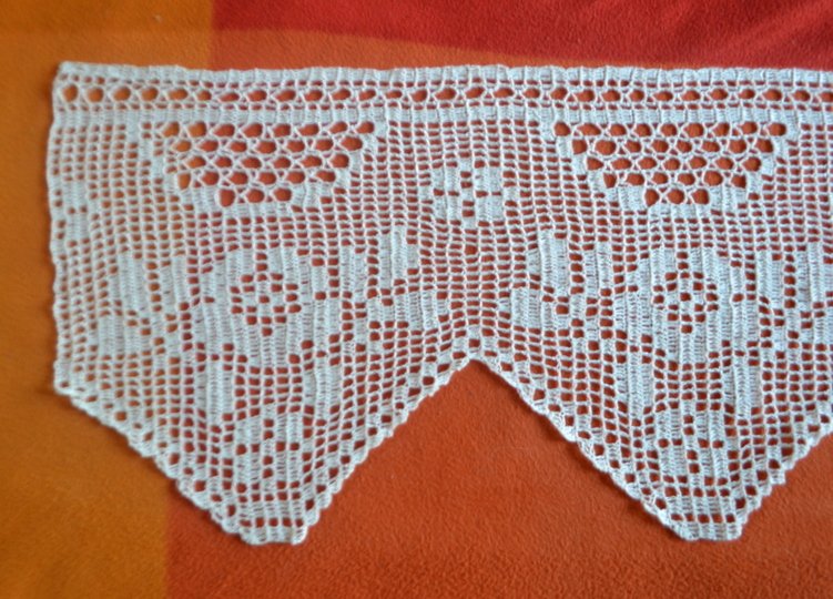 Gardine * Rosentraum * Landhaus * shabby chic