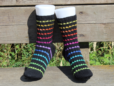 Anleitung Socken SternenNacht