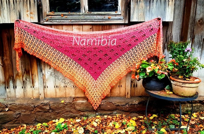 "Namibia" Crochet Shawl Pattern