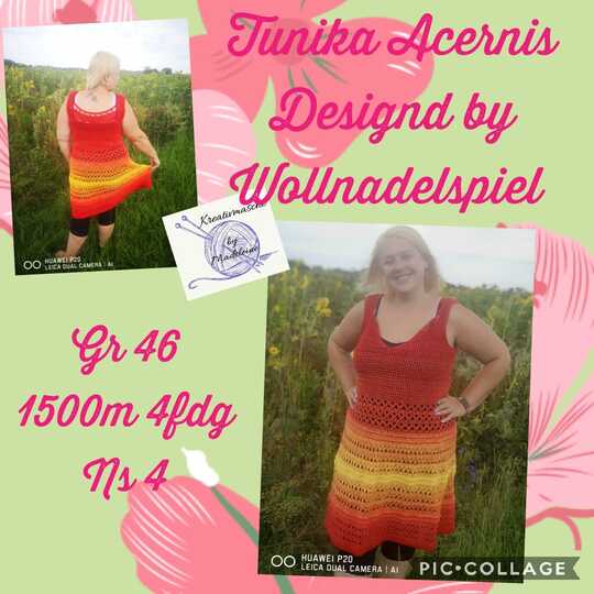 Acernis - Shirt/Tunika/Kleid häkeln im Rvo in allen Damengrößen