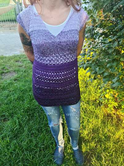 Acernis - Shirt/Tunika/Kleid häkeln im Rvo in allen Damengrößen