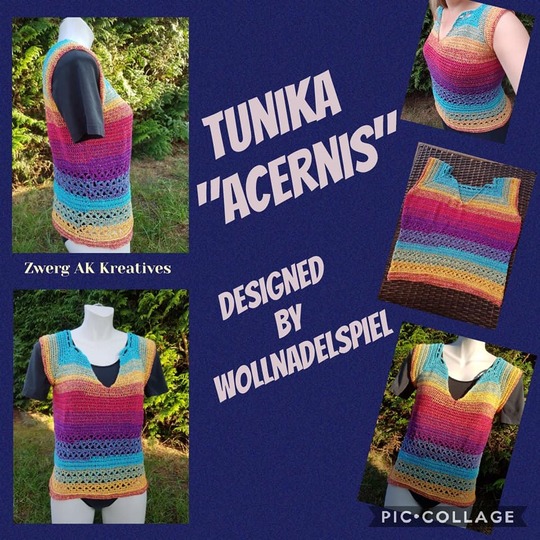 Acernis - Shirt/Tunika/Kleid häkeln im Rvo in allen Damengrößen