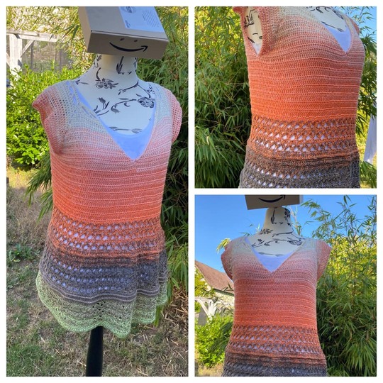 Acernis - Shirt/Tunika/Kleid häkeln im Rvo in allen Damengrößen