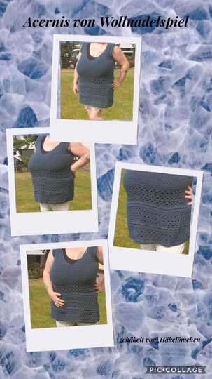 Acernis - Shirt/Tunika/Kleid häkeln im Rvo in allen Damengrößen