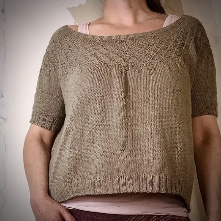 Anleitung Spin Shirt mit Muster-Rundpasse